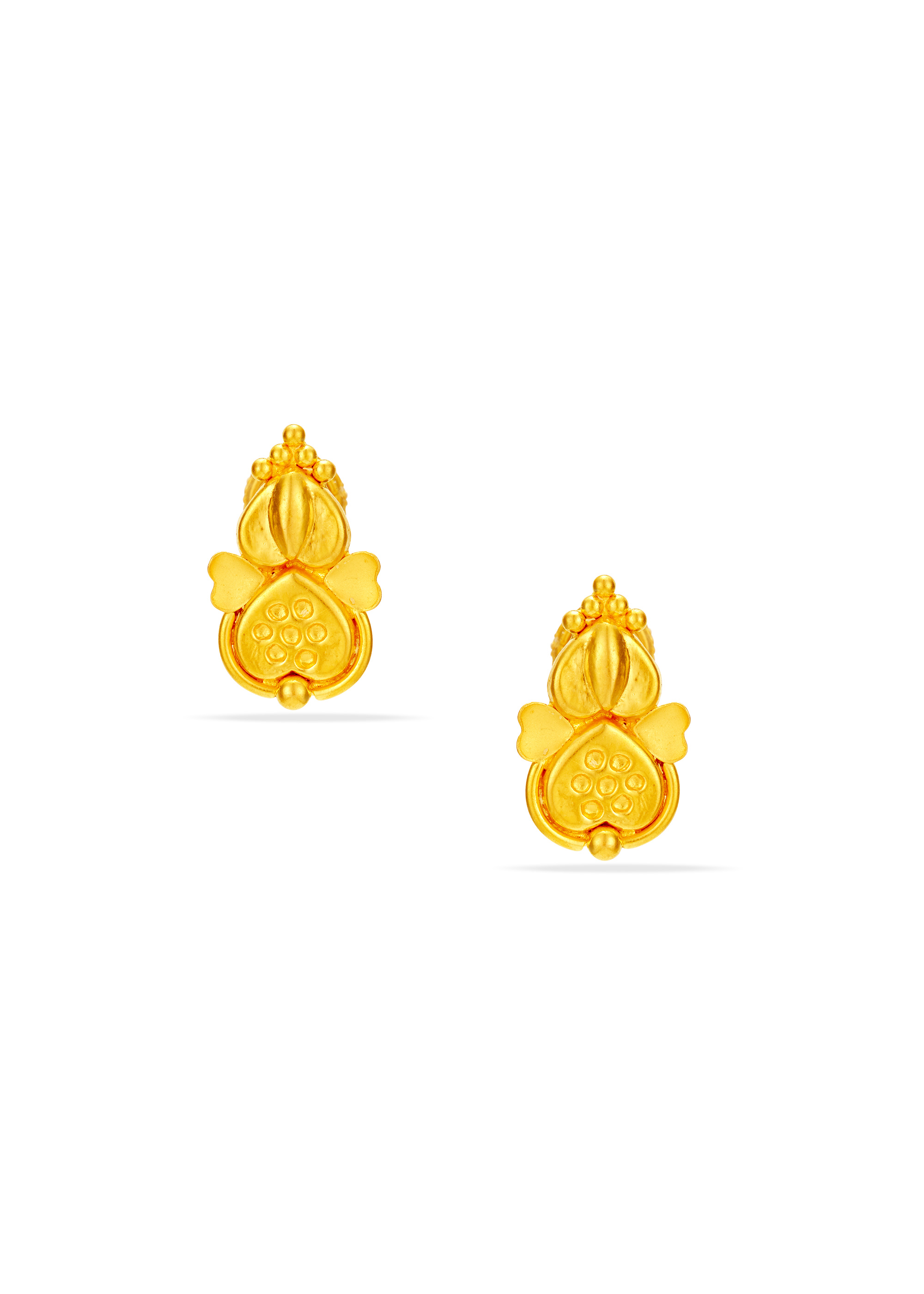 Sweet Heart 22K Gold Baby Stud Earring