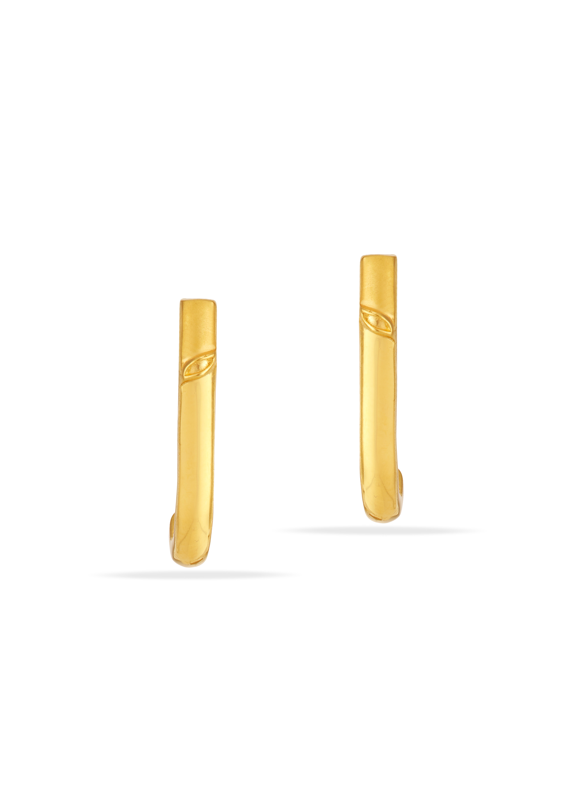 Gloss and Glow 22K Gold Stud Earring