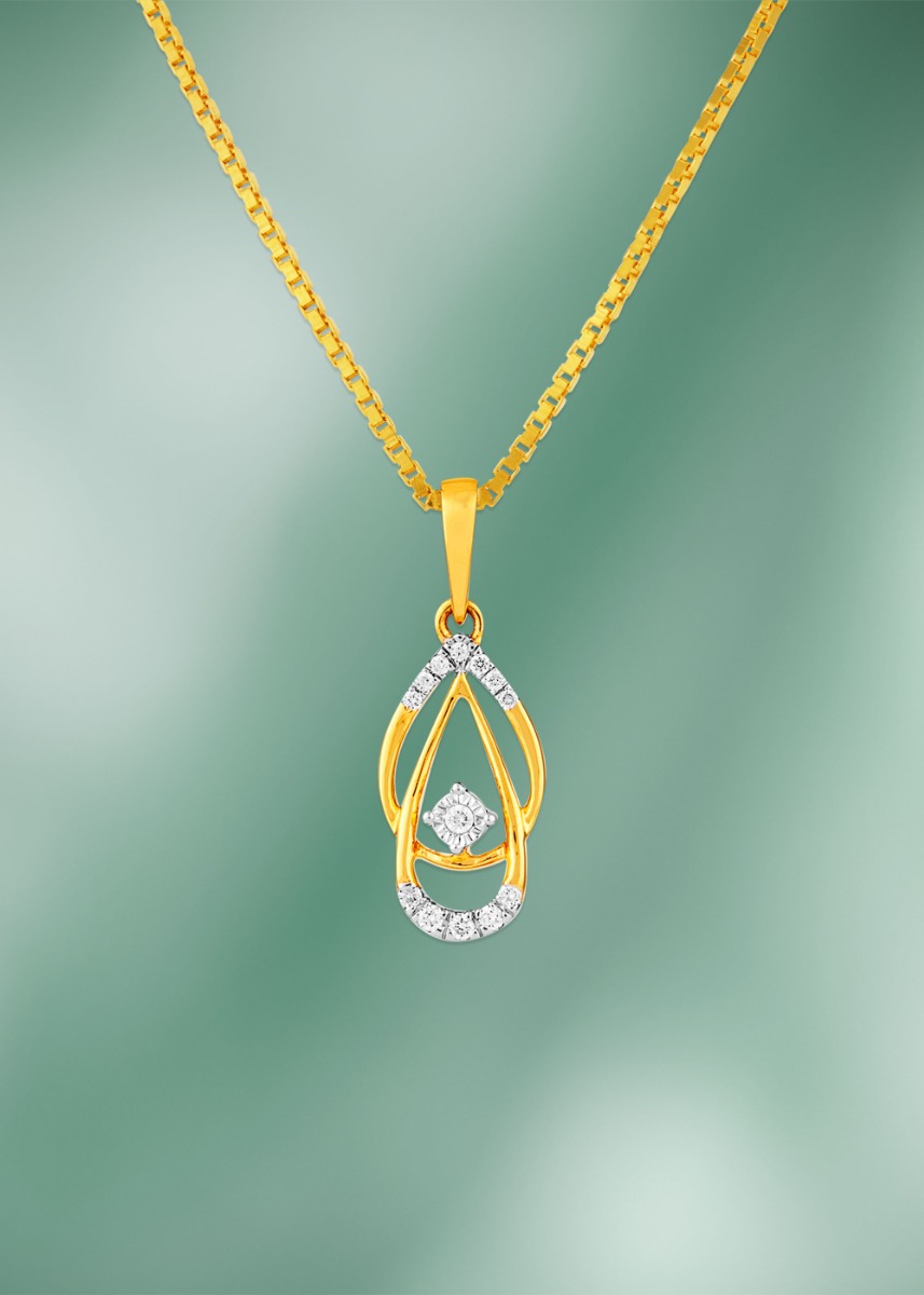 Architectural Elegance Diamond Pendant