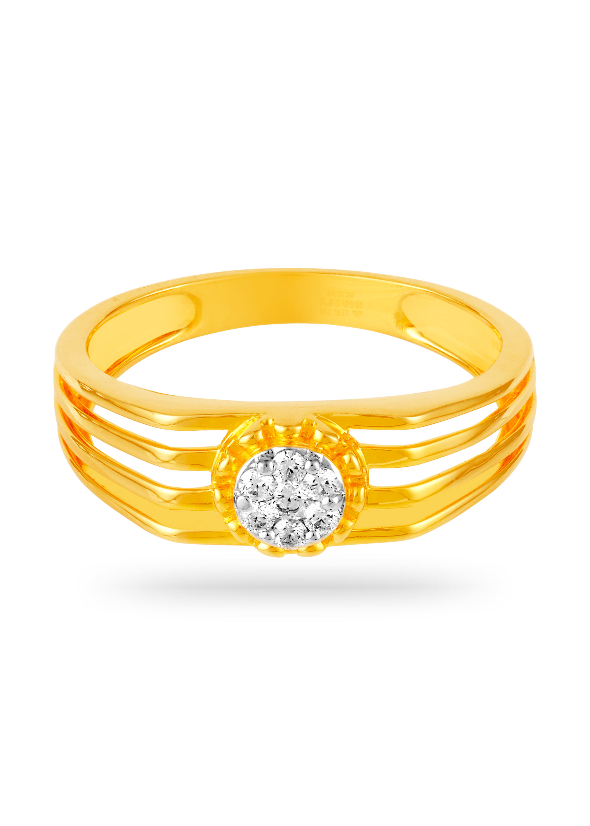 Modern Multi-Band Diamond Finger Ring