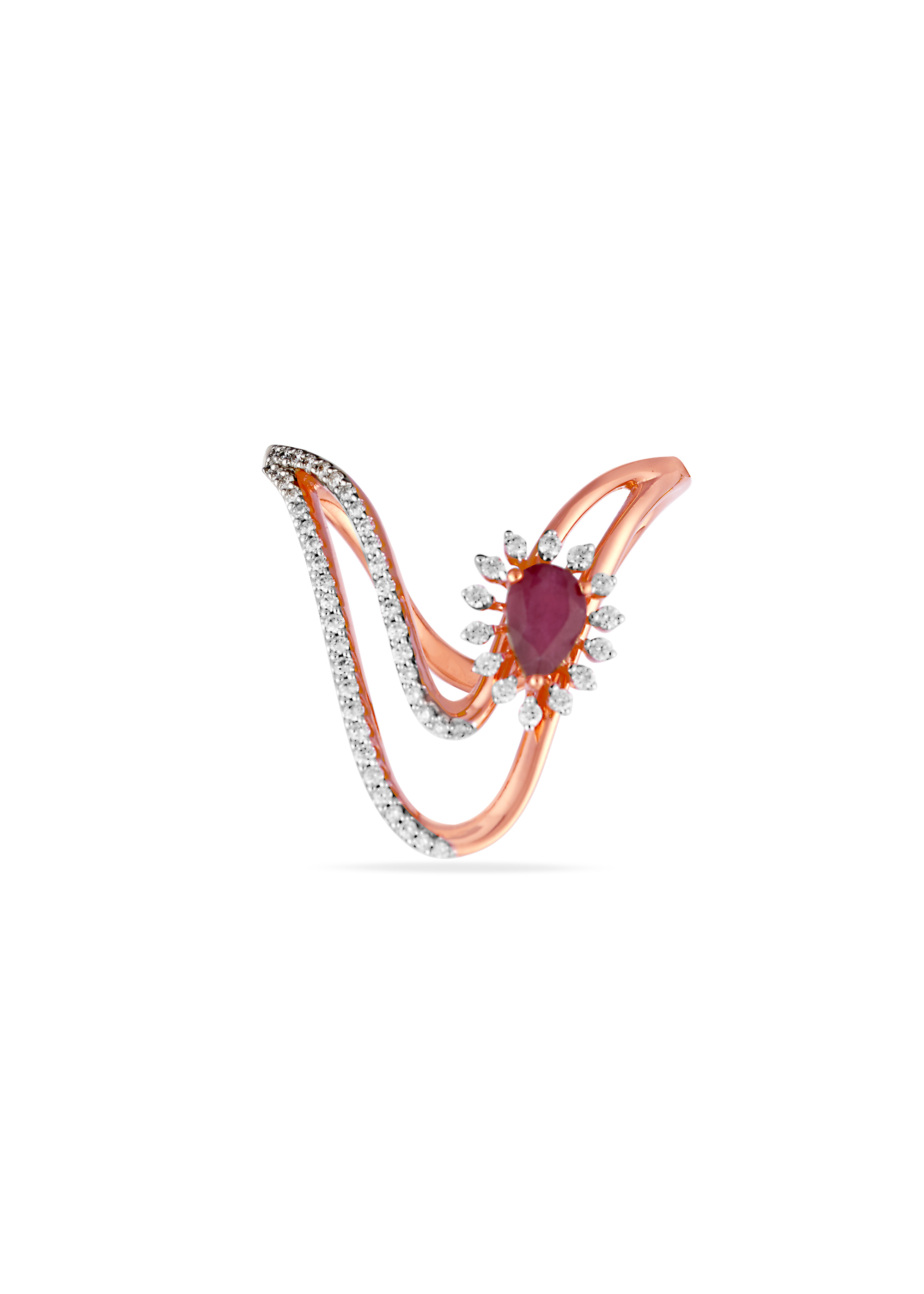 Fresh Blossom Diamond Finger Ring