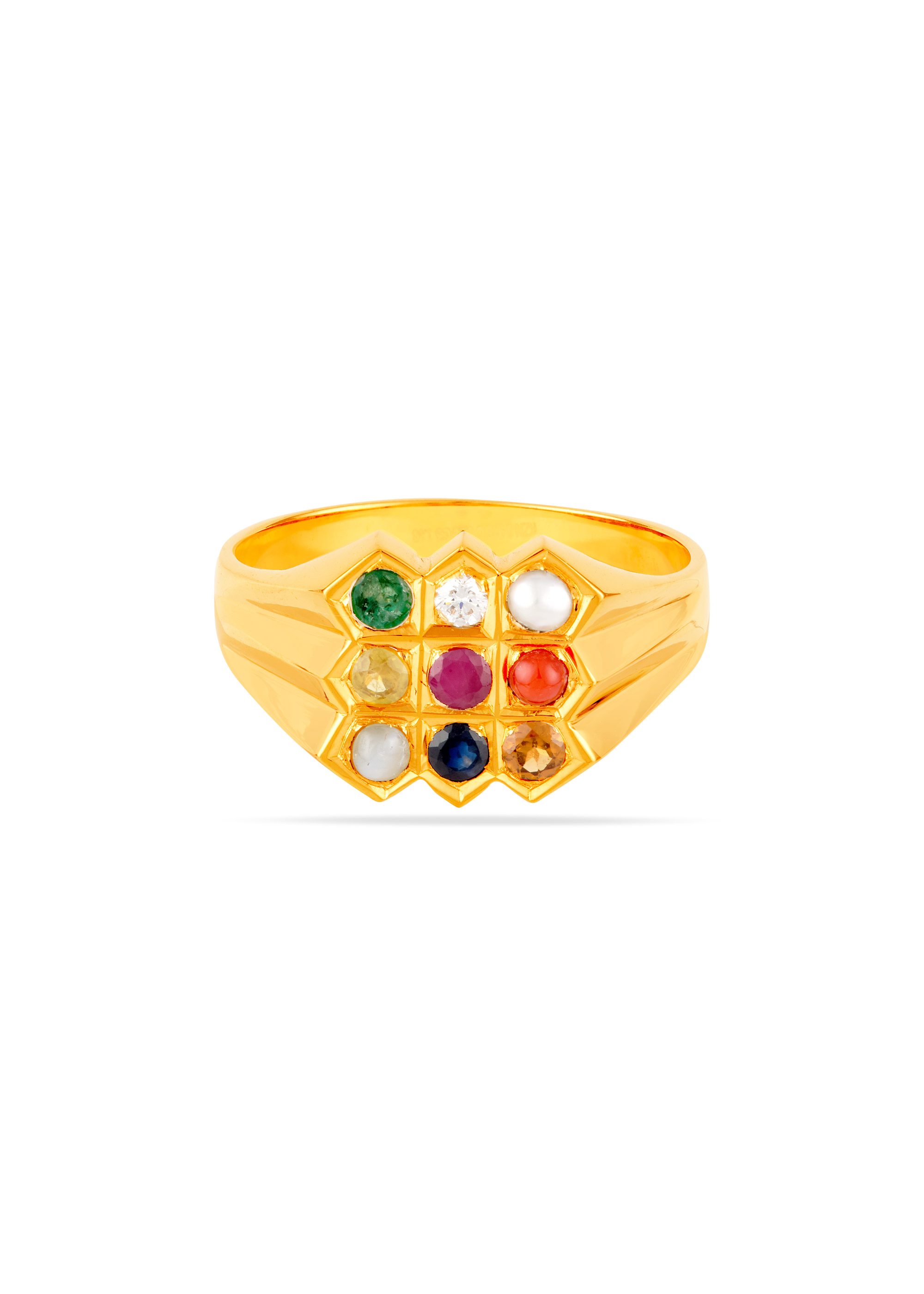 Navaratna Heritage Diamond Finger Ring