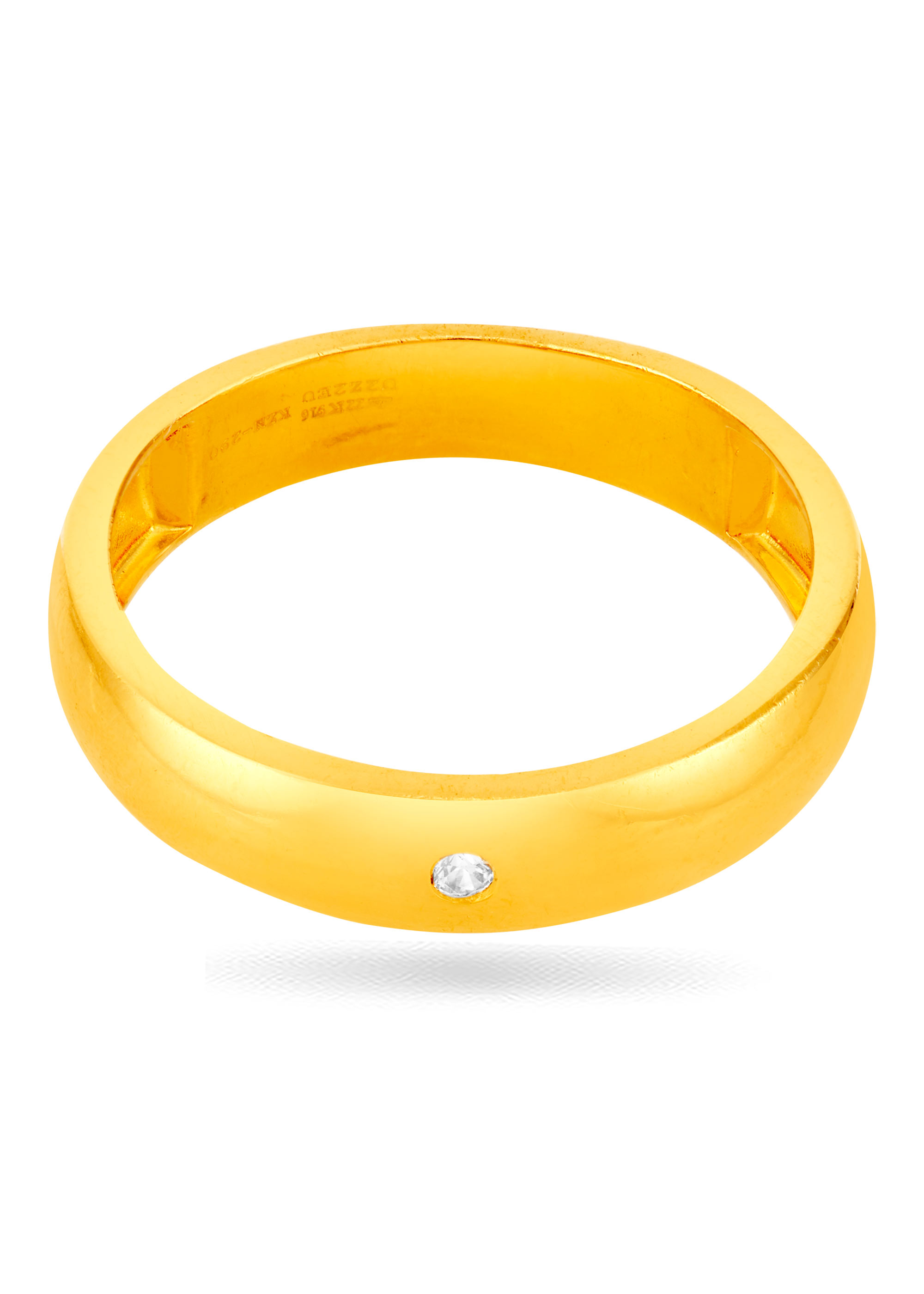 Eternal Commitment 22K Gold Engagement Finger Ring