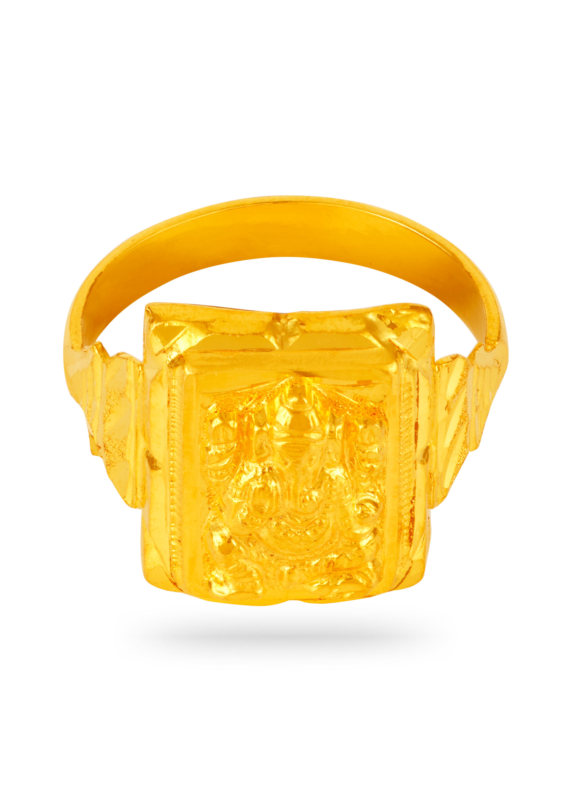 Prosperity in Design 22K Gold Finger Ring