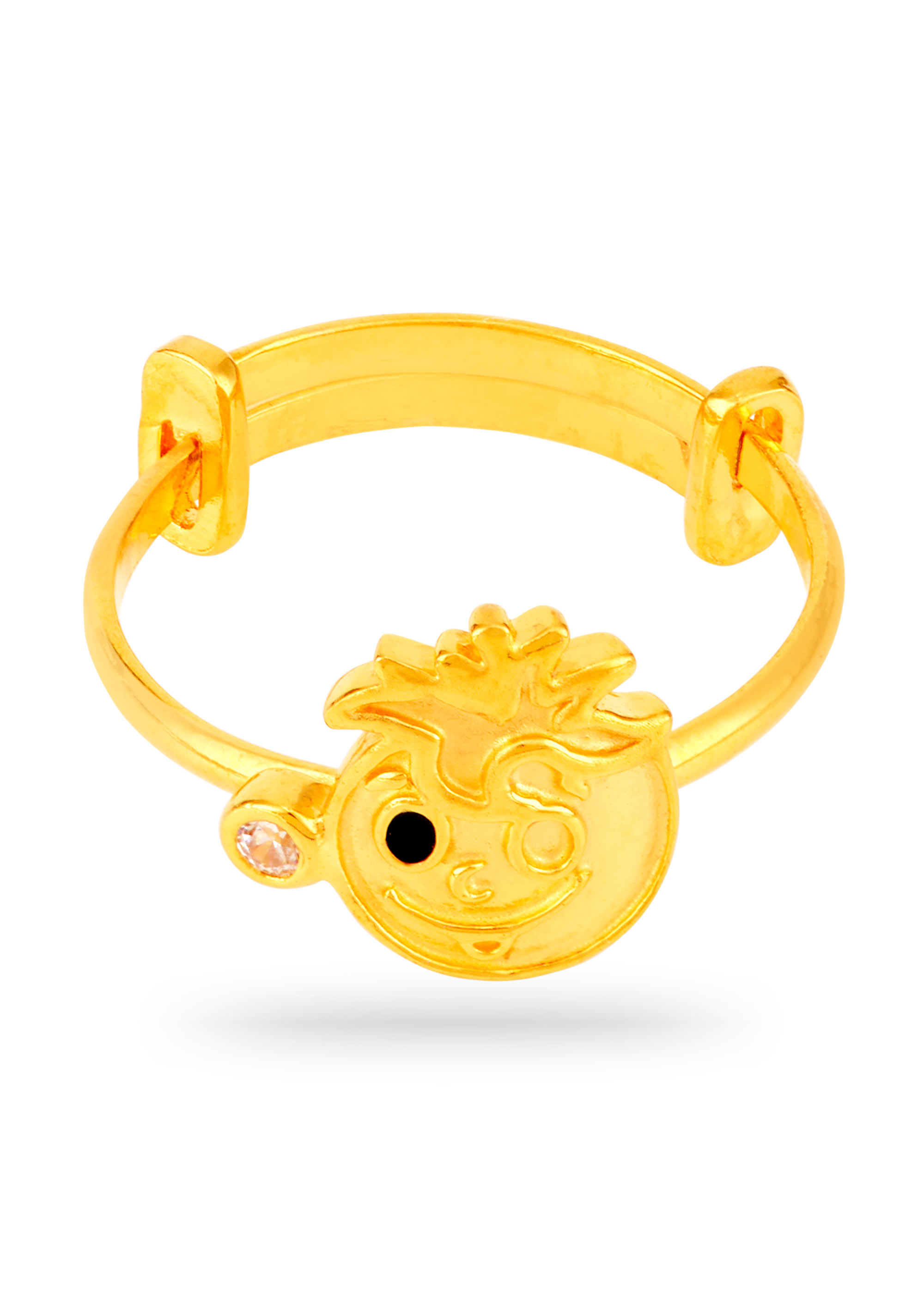 Baby's First 22K Gold Sparkle Finger Ring