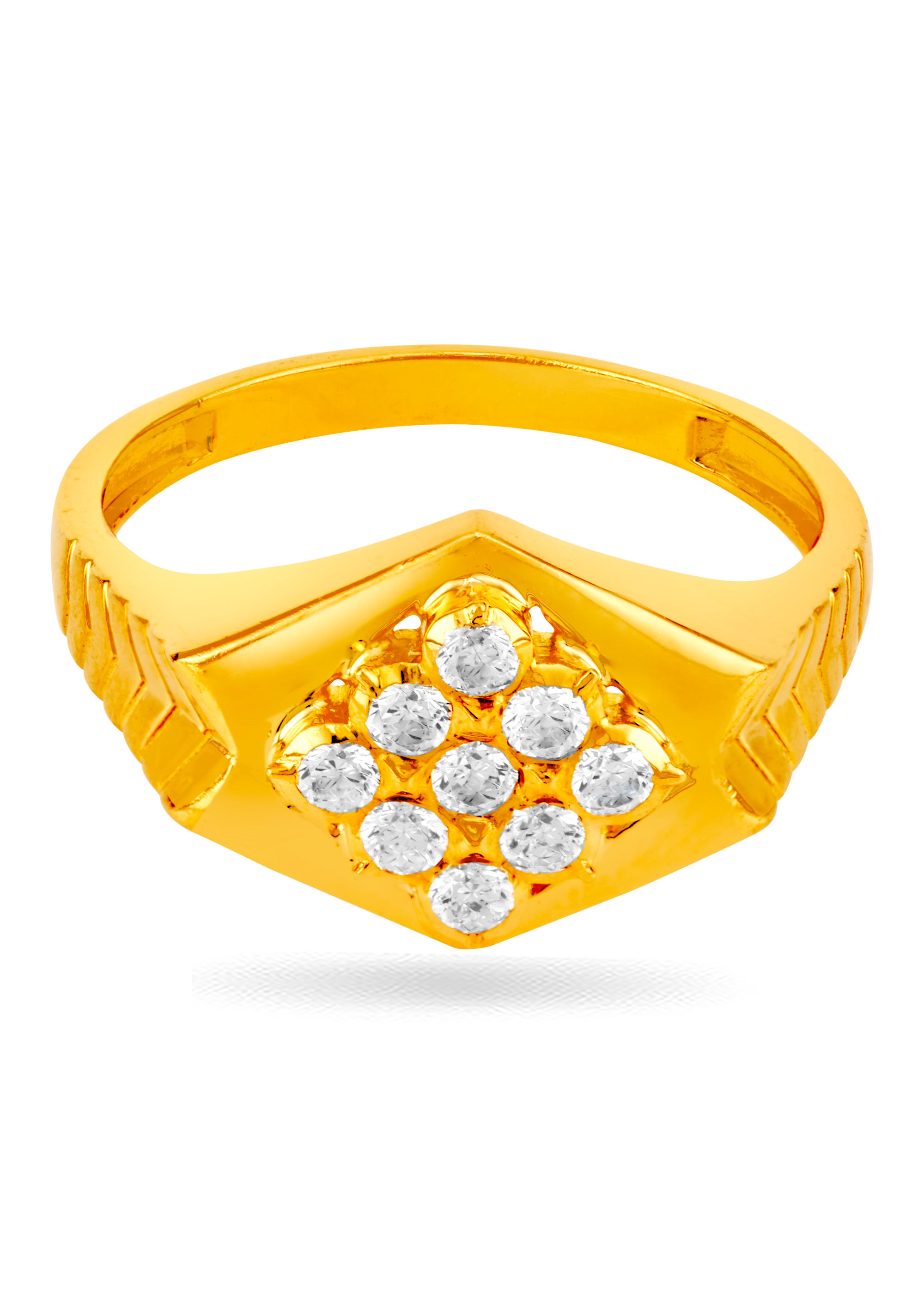 Classic Rose Gold 22K Gold Party Finger Ring