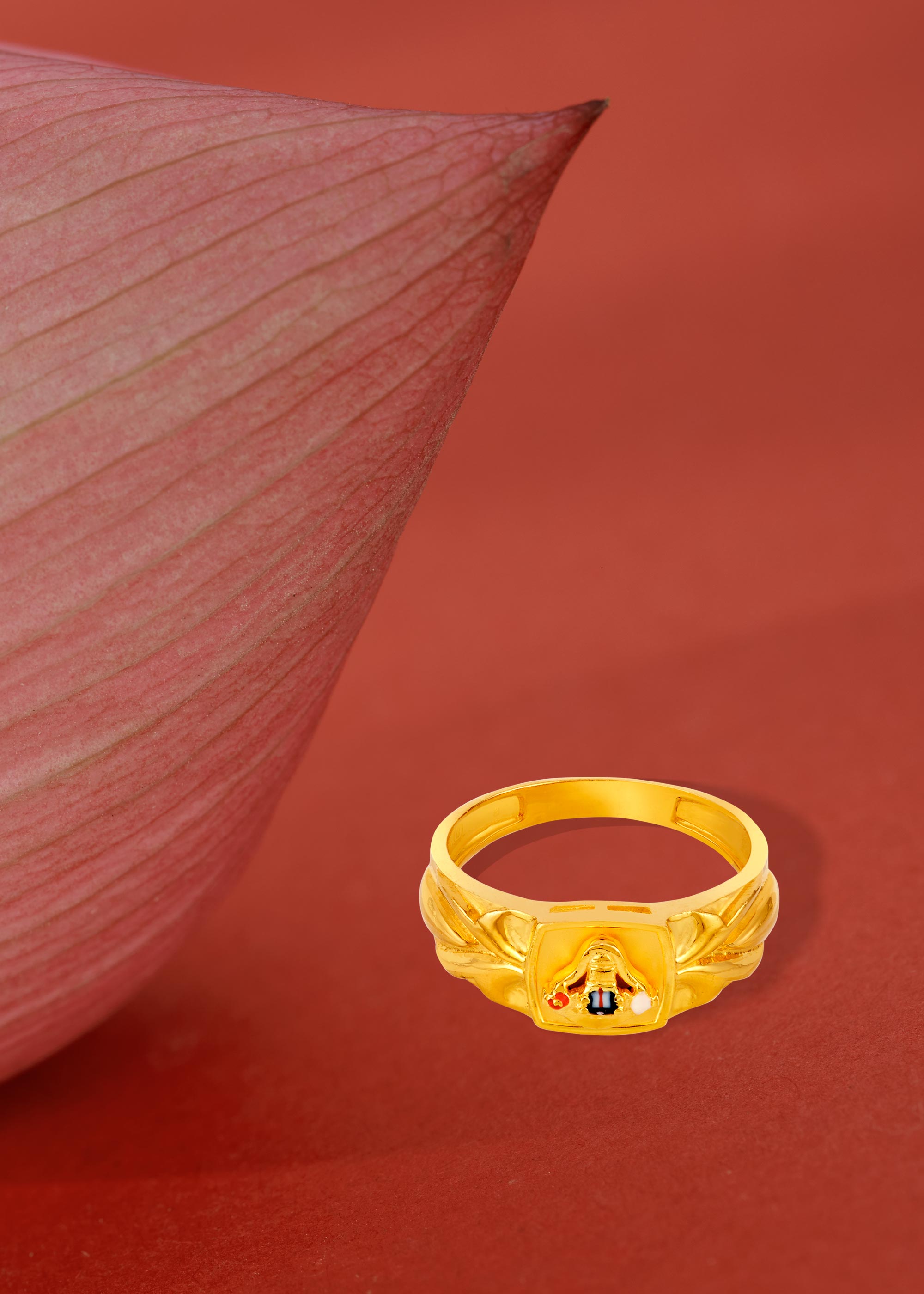 Balaji Divine 22K Gold Finger Ring