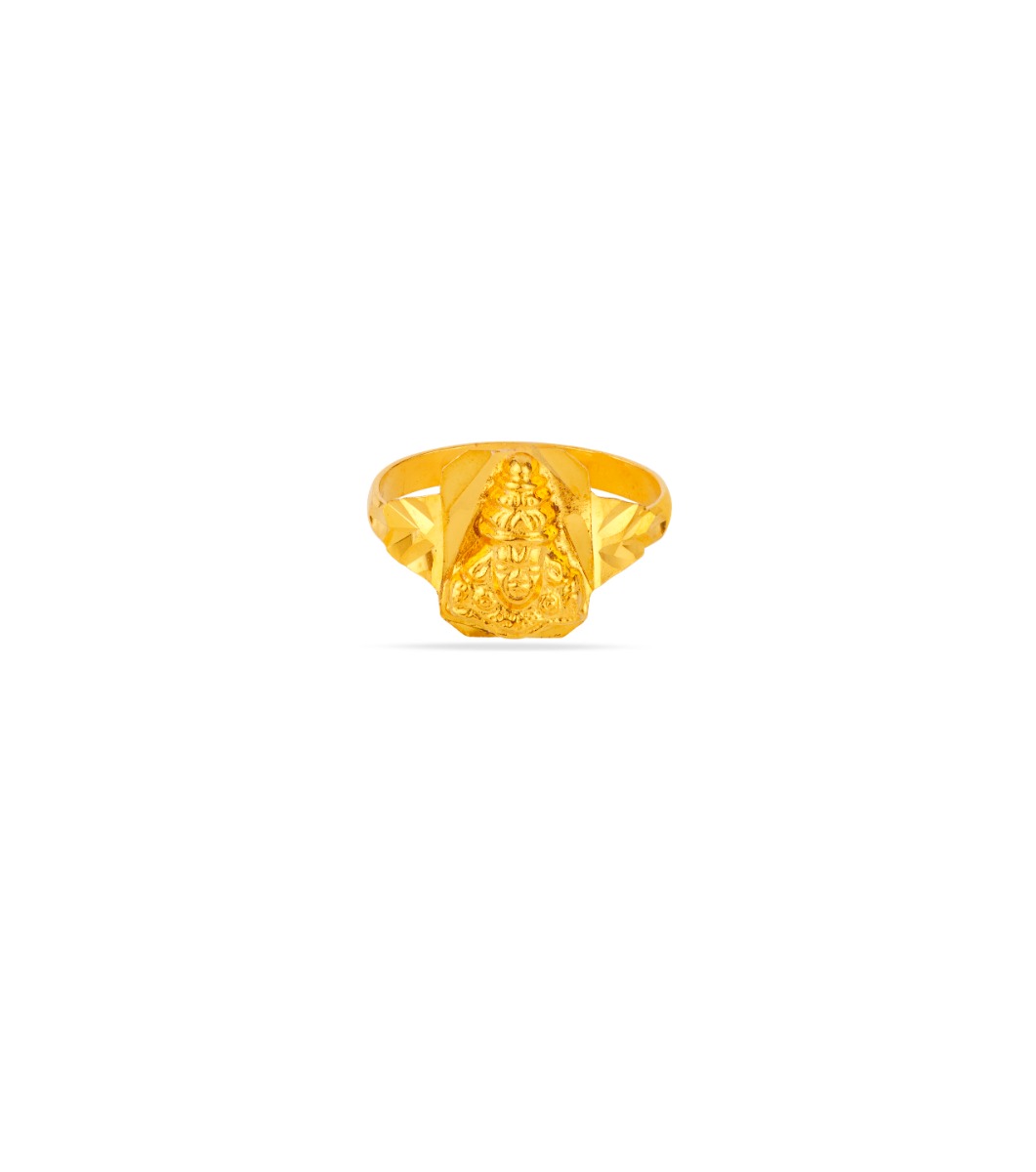 Sacred Balaji 22K Gold Finger Ring