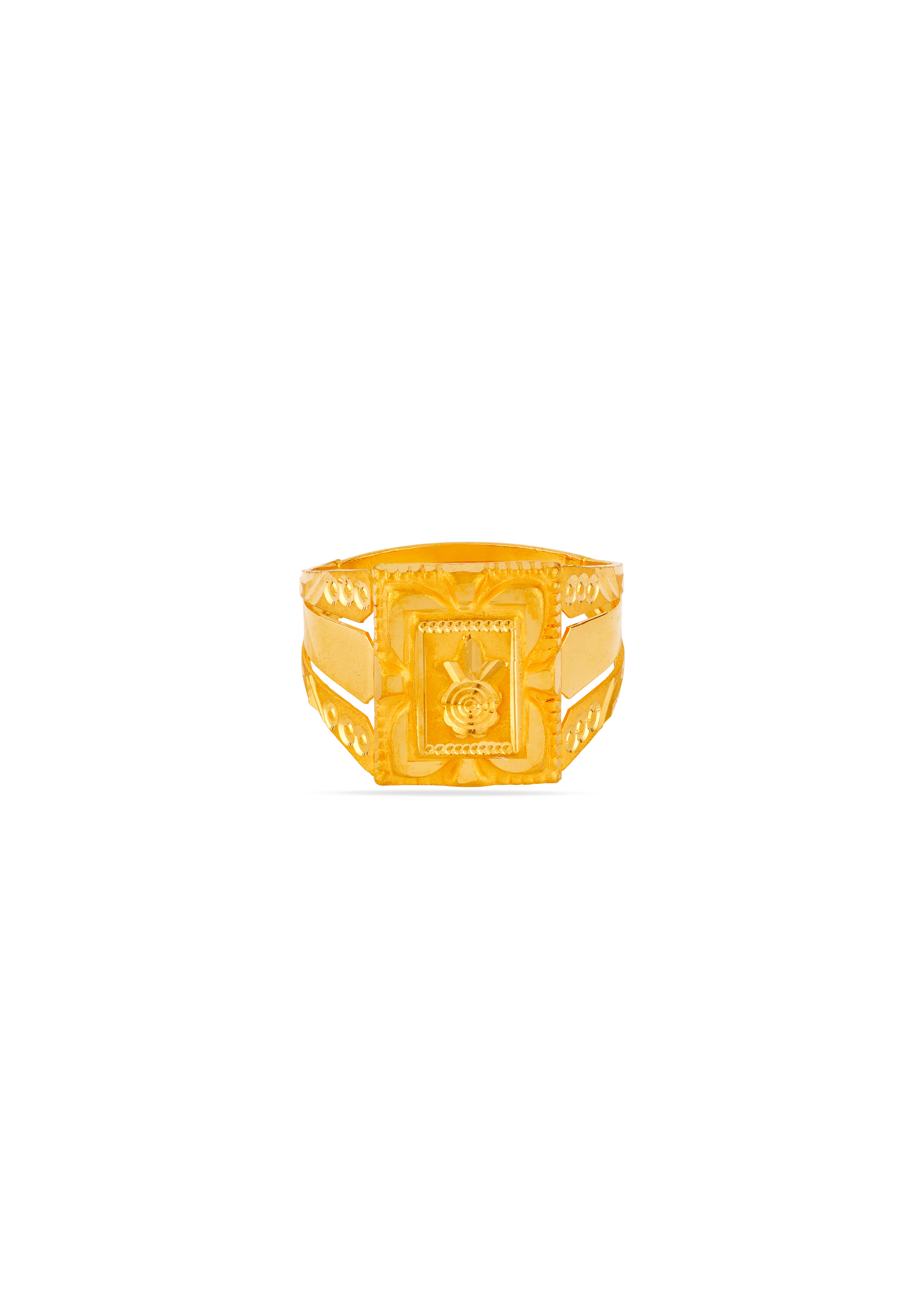 Bold Trails 22K Gold Lightweight Finger Ring
