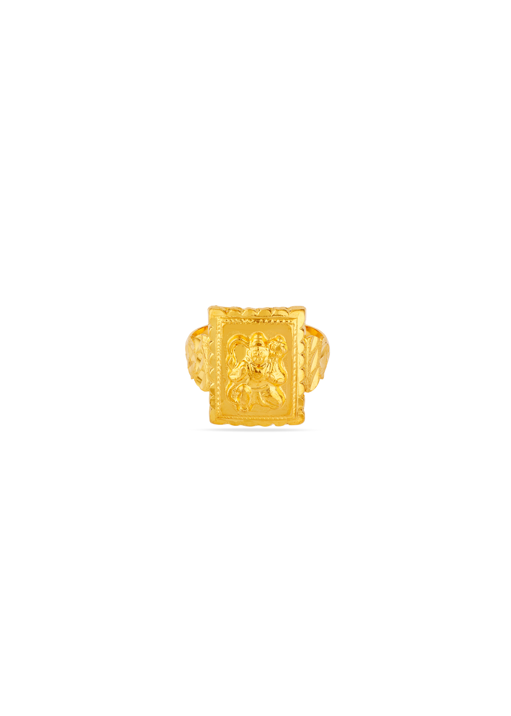 Guardian Spirit Hanuman 22K Gold Finger Ring