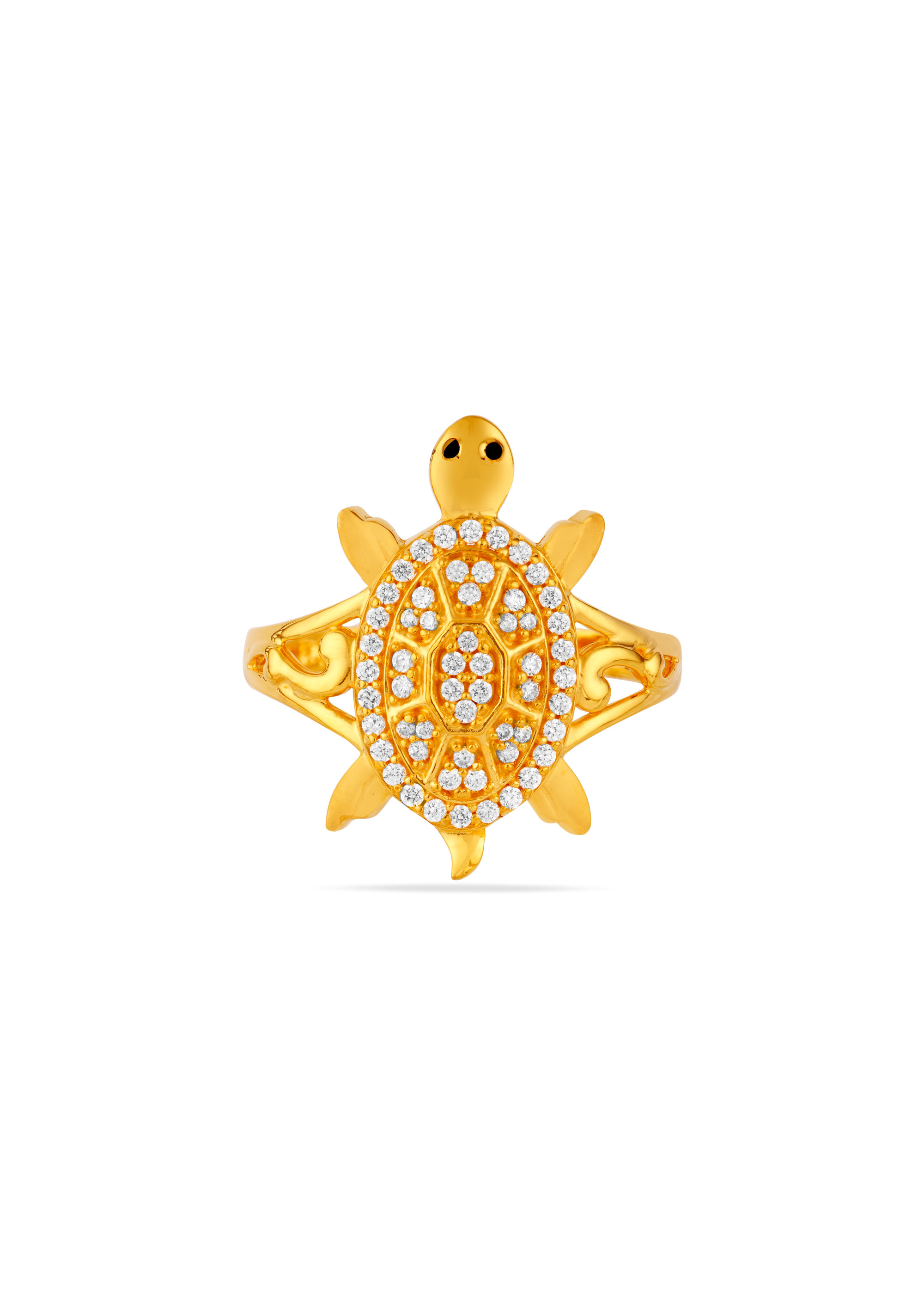 Guardian Tortoise 22K Gold Finger Ring