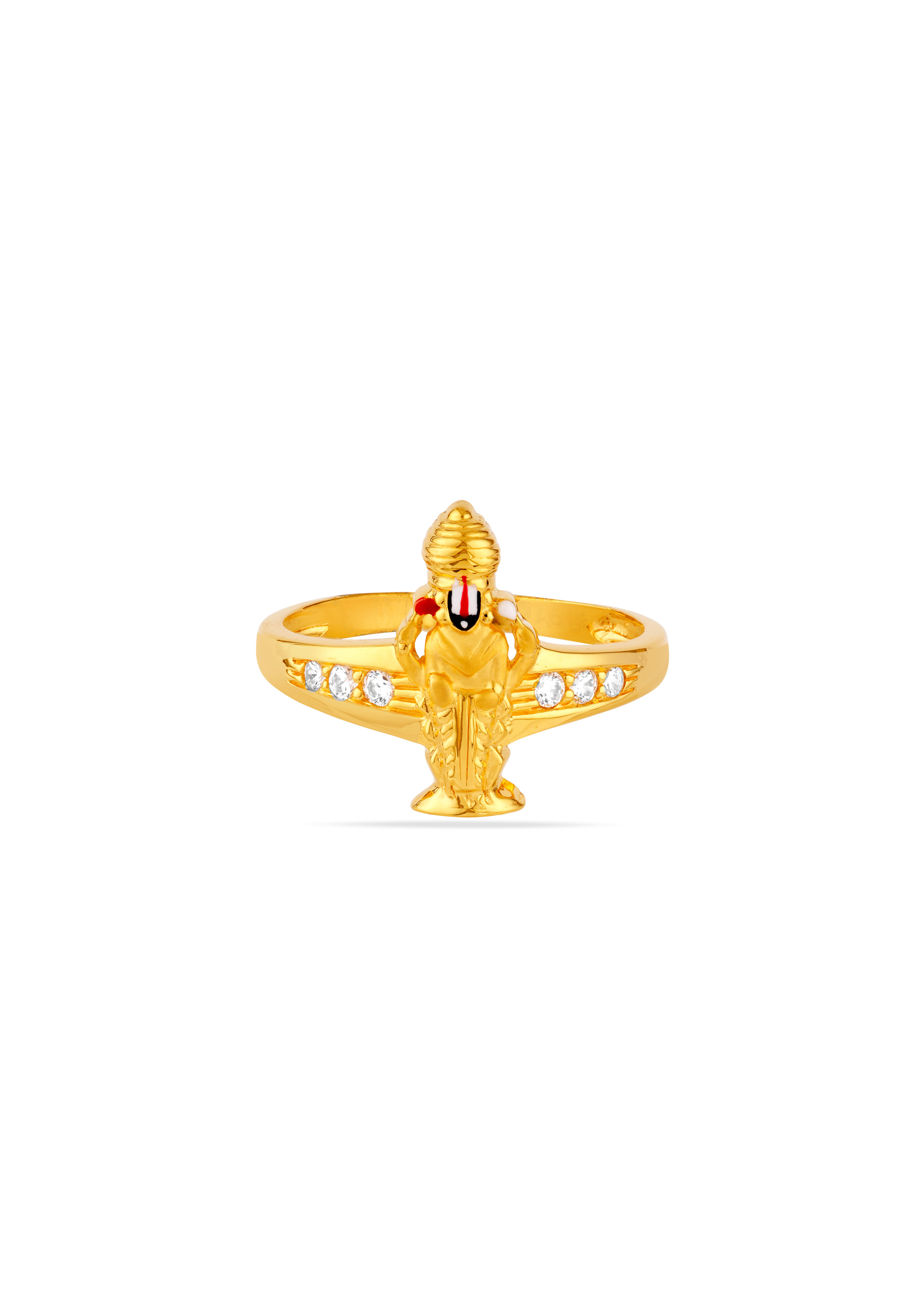 Guardian Spirit Govindarajulu 22K Gold Finger Ring