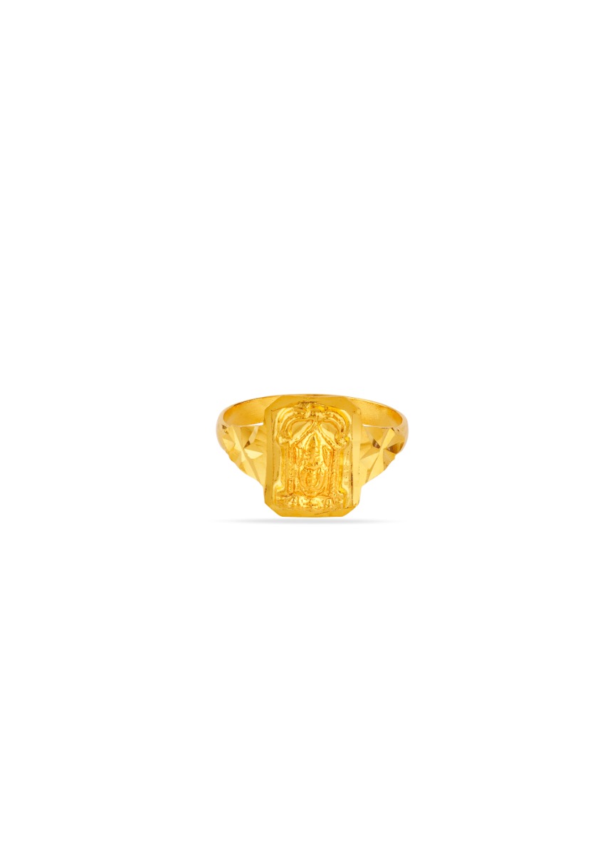 Balaji Blessings 22K Gold Finger Ring