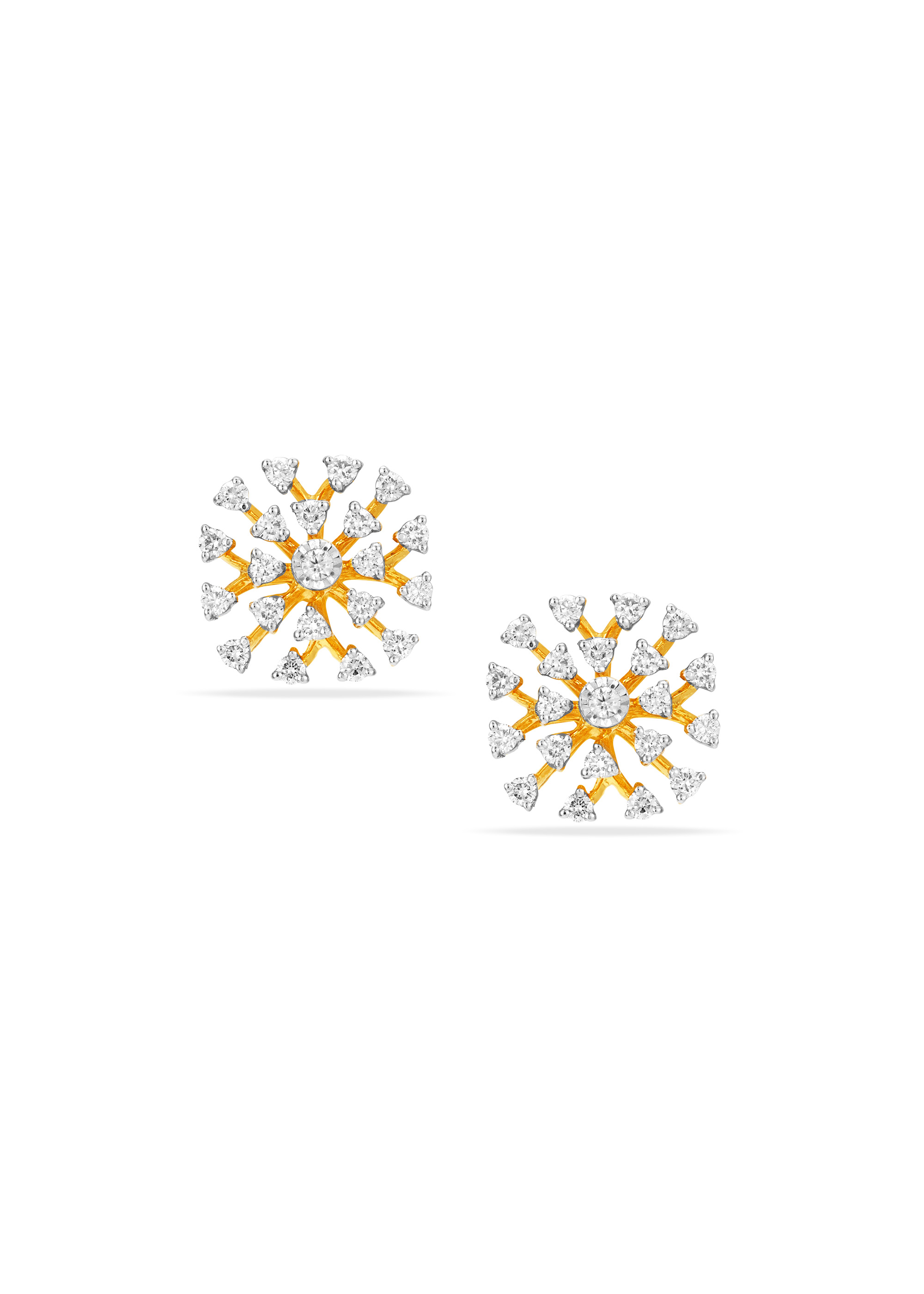 Floral Fairy Diamond Stud Earring