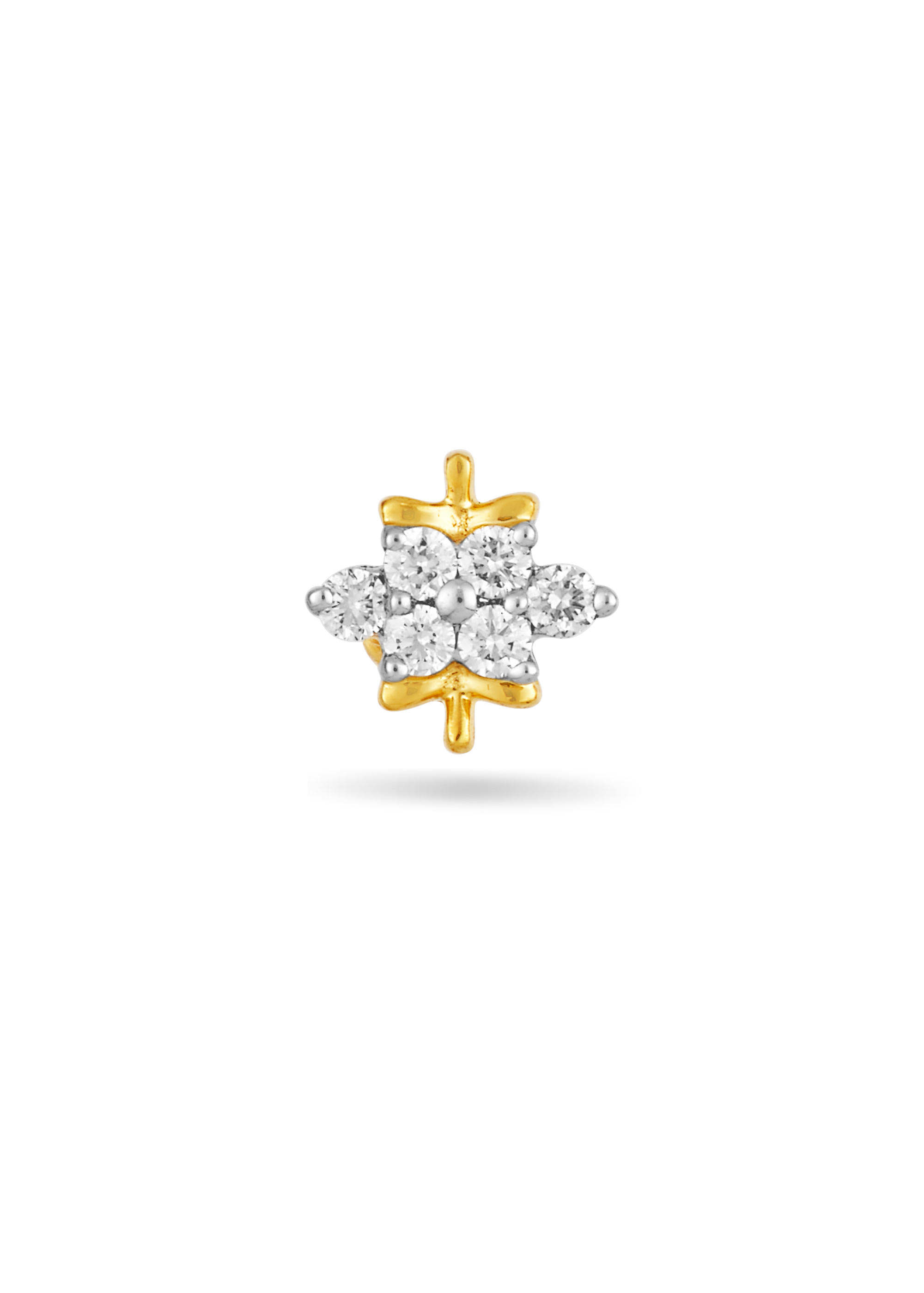 Blossom Spark Diamond Nose Pin
