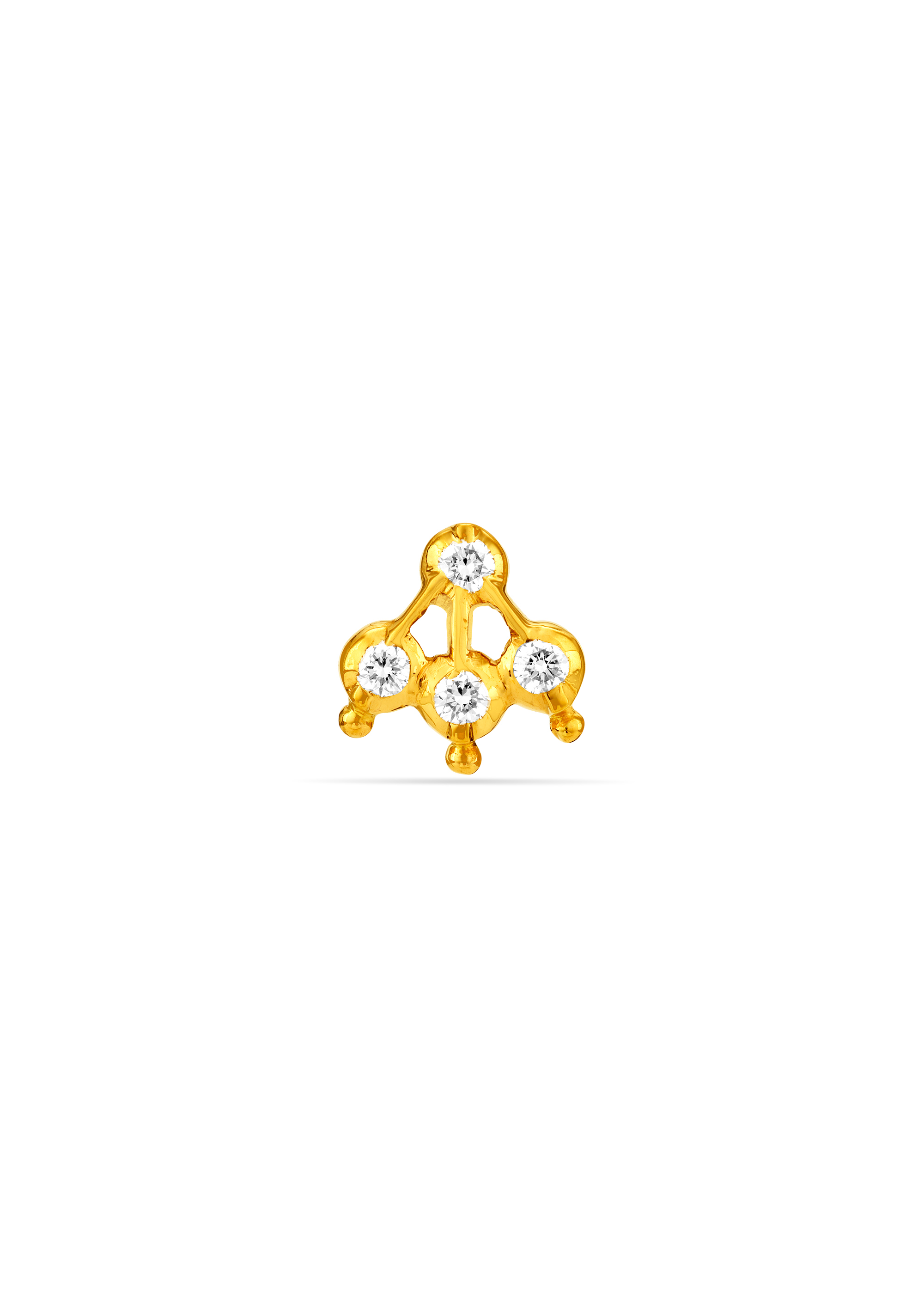 Enduring Heritage Flow Diamond Nose Pin