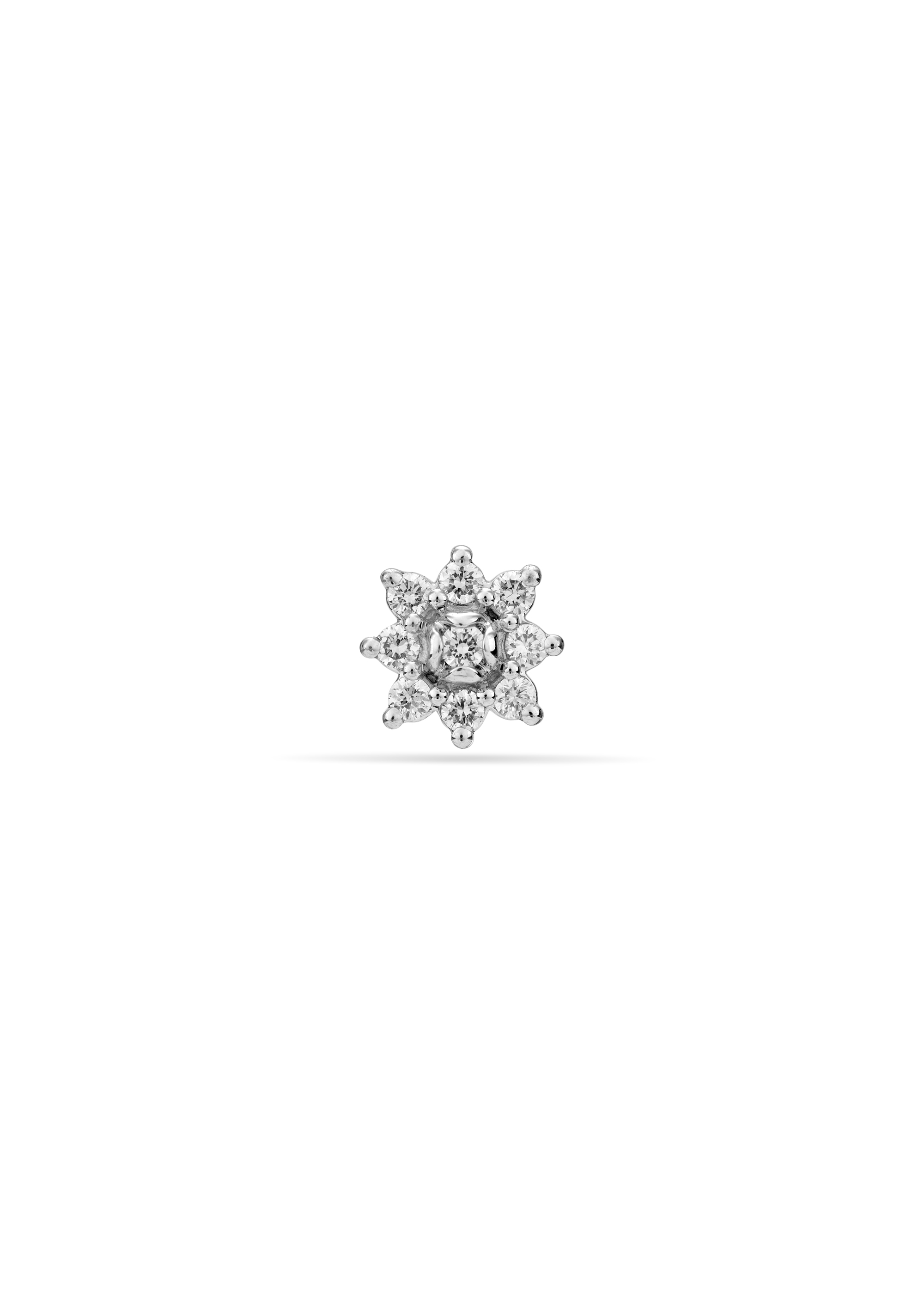 Everlasting Floral Diamond Nose Pin