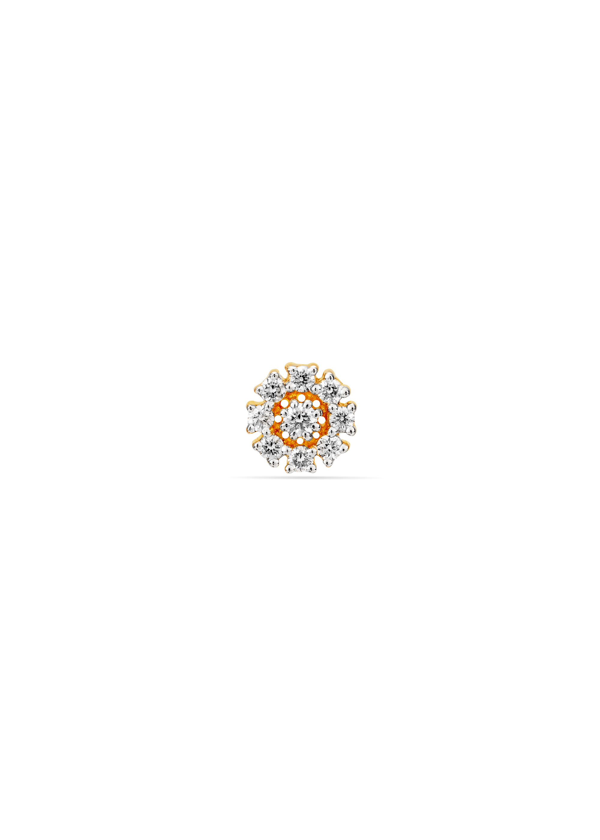 Elegant Grace Diamond Nose Pin