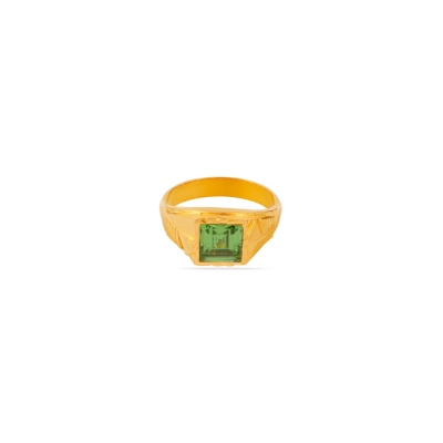 Verdant Strength 22K Gold Handmade Finger Ring