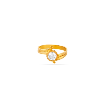 Whispers of Light 22K Gold Finger Ring