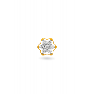 Enchanted Floral Diamond Nose Pin