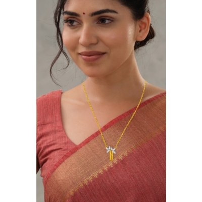 Nature's Bamboo Diamond Traditional Pendant