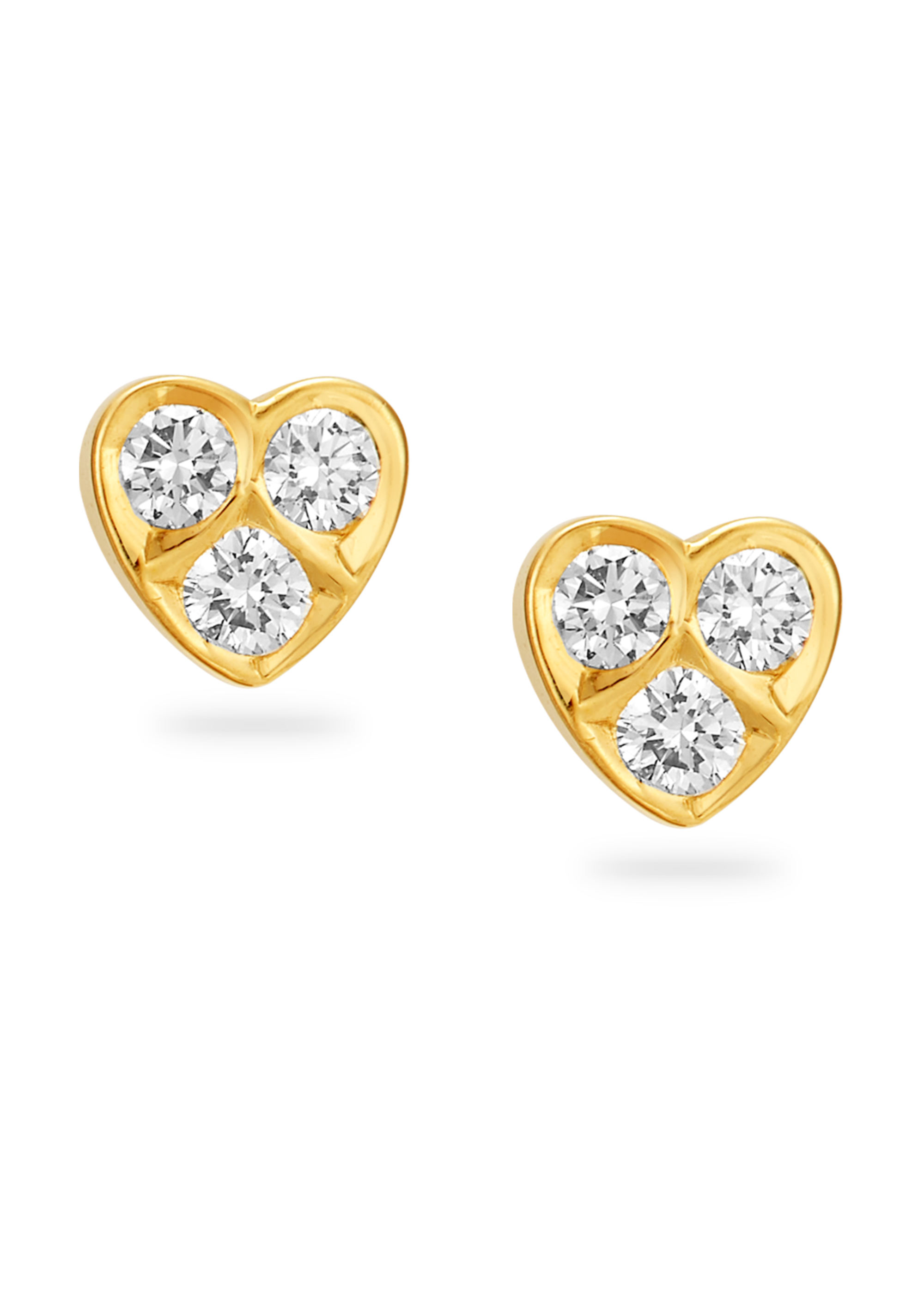 Lucky Clover Diamond Stud Earring