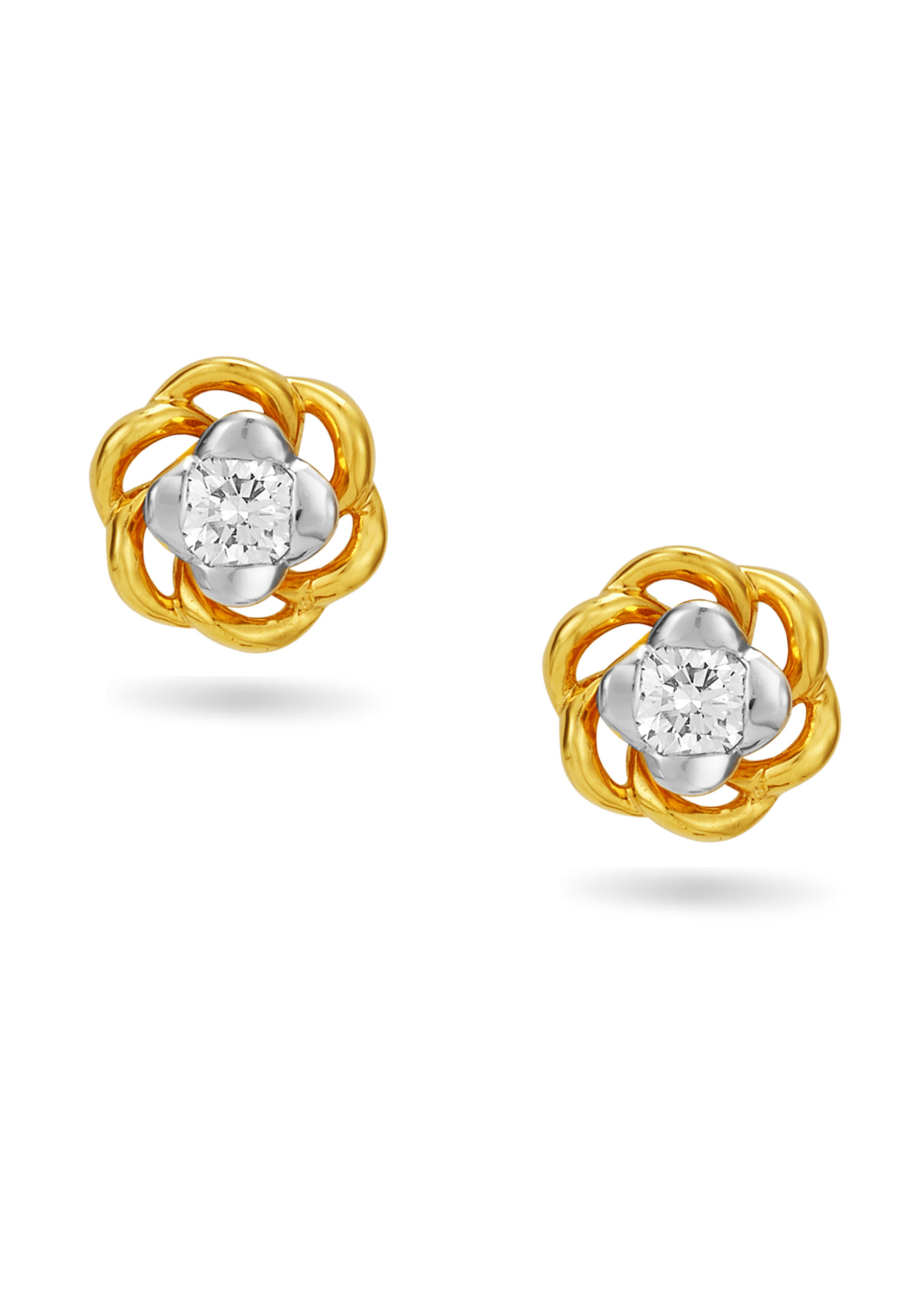Eternal Floral Diamond Stud Earring