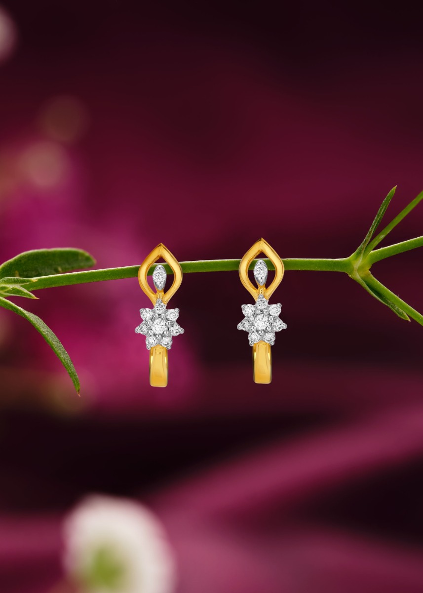 Nature's Radiance Diamond Stud Earring