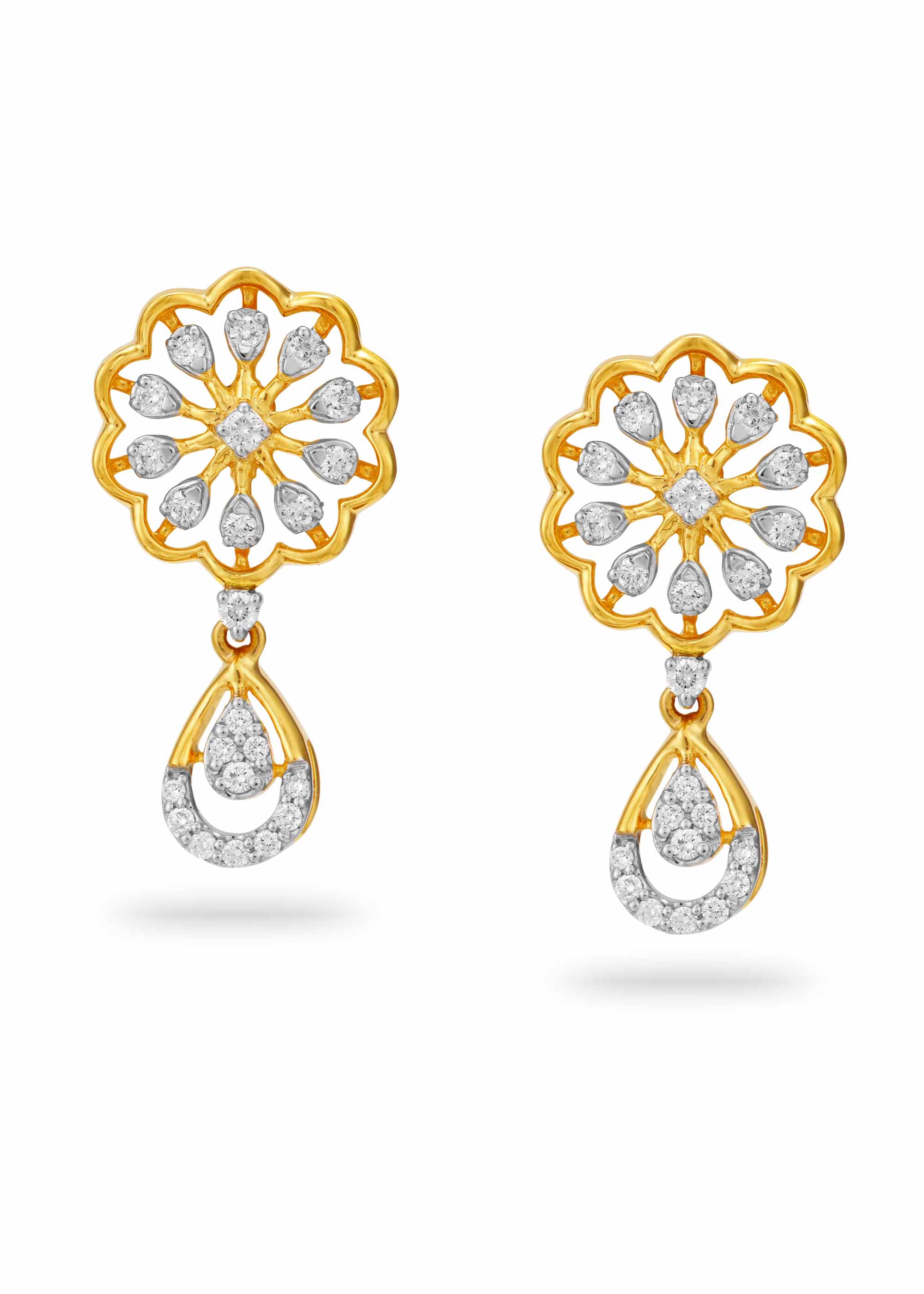 Radiance of the Sun Diamond Stud Earring
