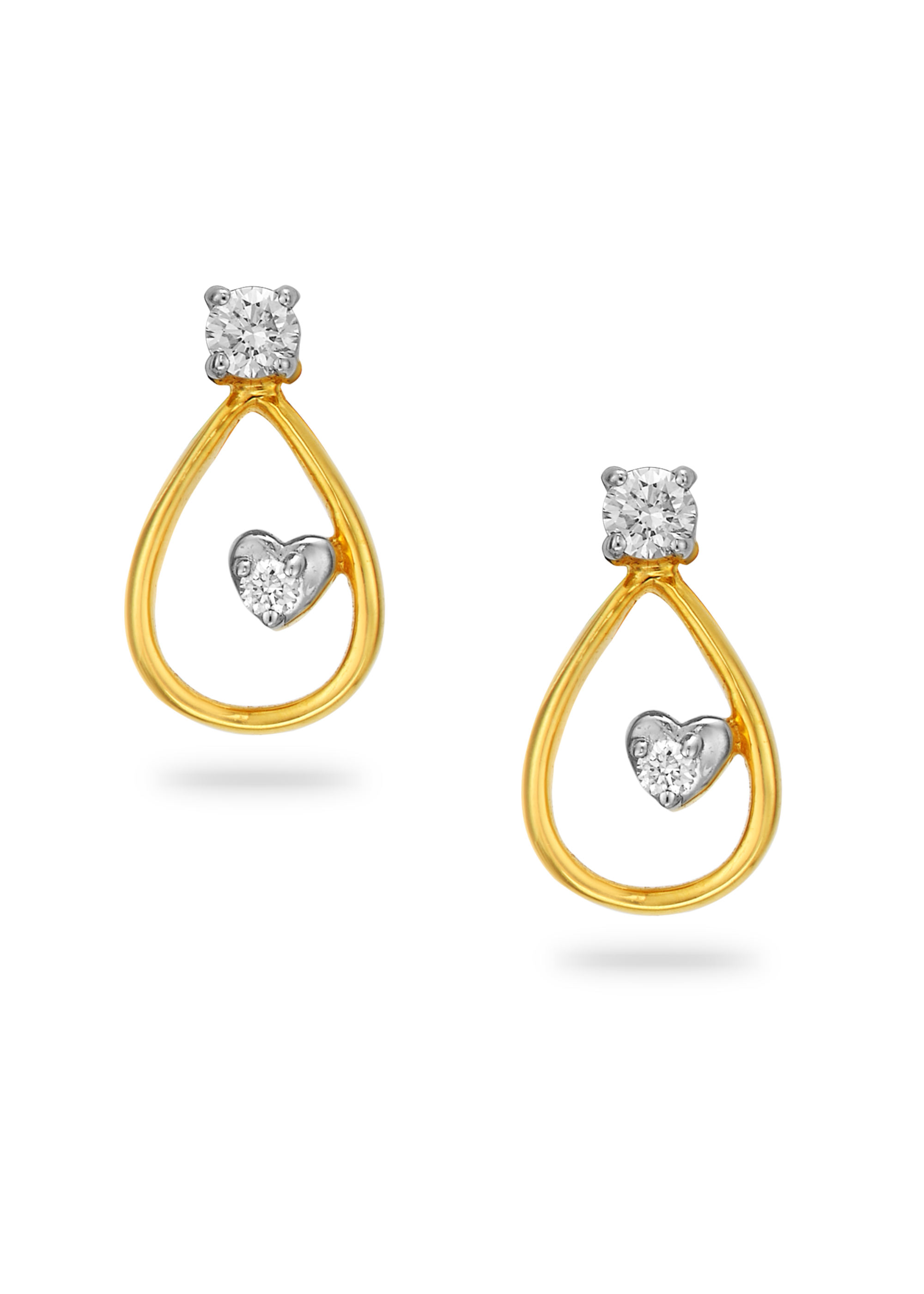 Water Drop Diamond Stud Earring