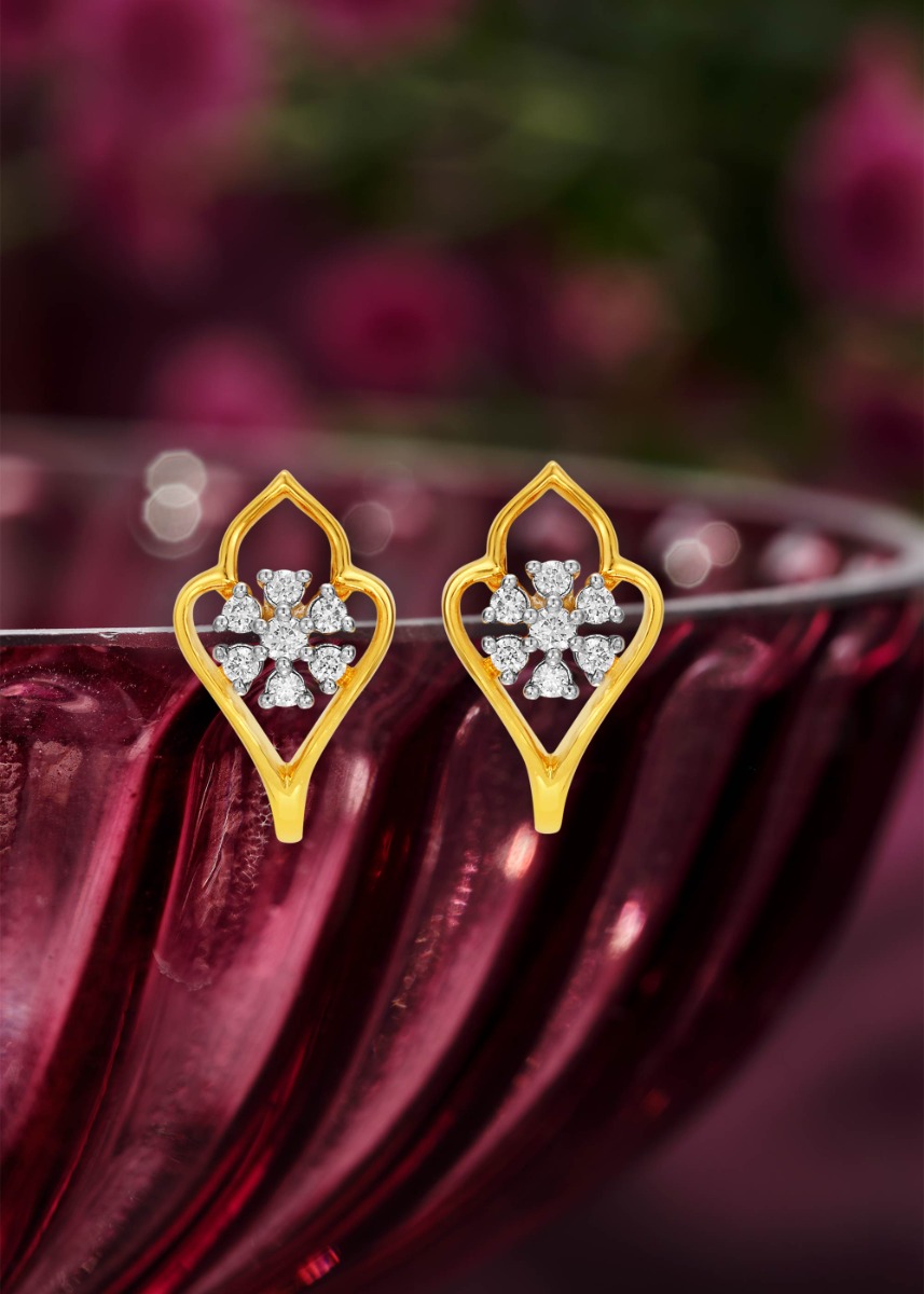 Archway Diamond Stud Earring