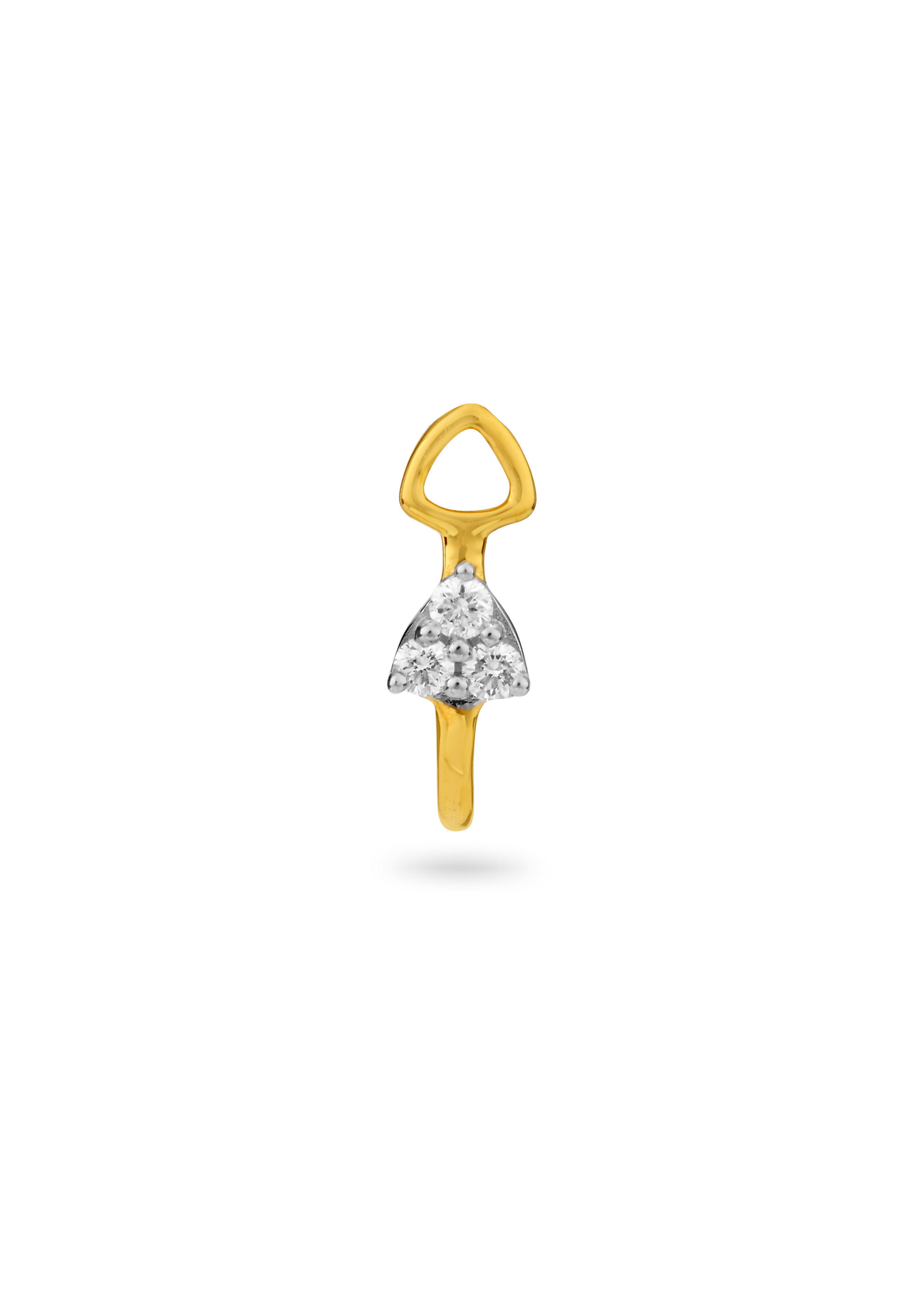Ballerina Diamond Nose Pin